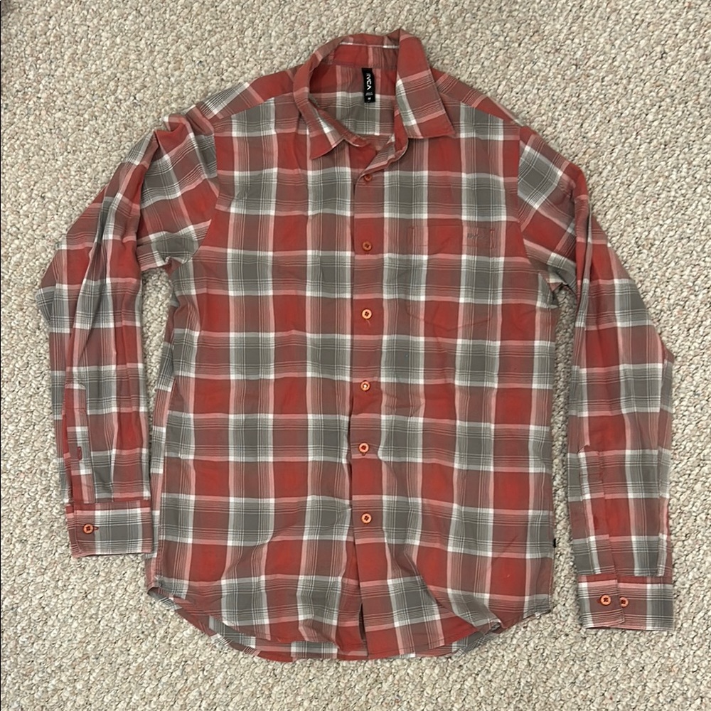 Men's Red Plaid Shirt